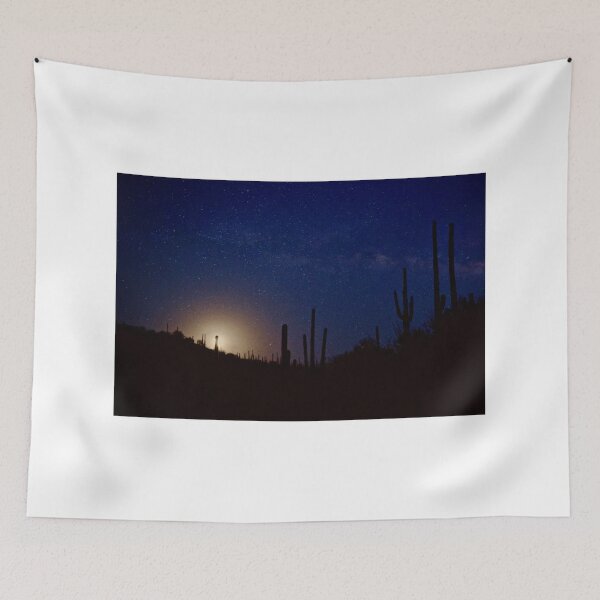 Item preview, Starry night desert sky moon silhouette designed and sold by David Garry.