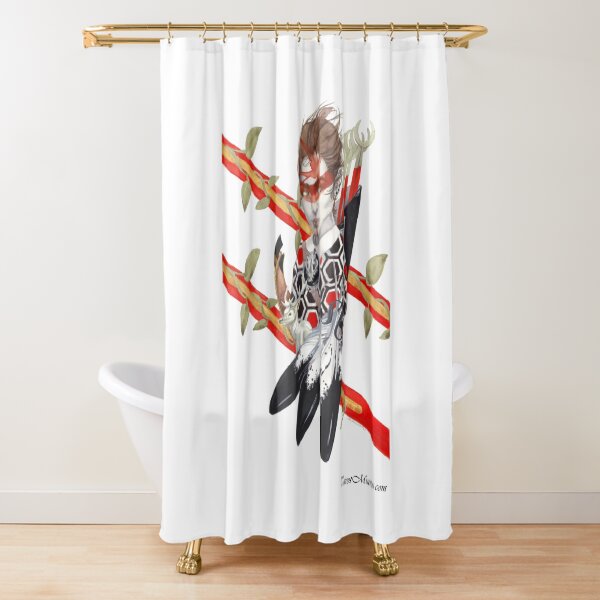 Eight of Scepters - Ocho de Cetros Shower Curtain
