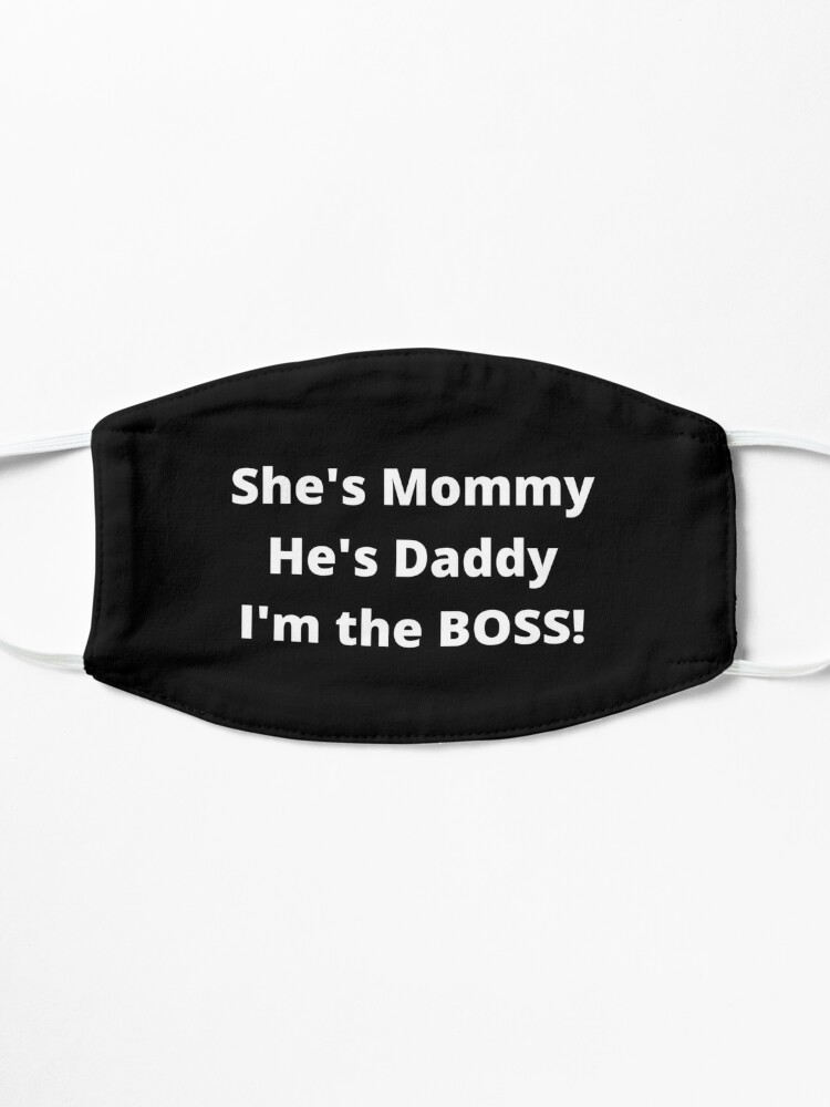 Alternate view of TheCoffeeCupLife Kids: Mommy, Daddy, Boss! Mask