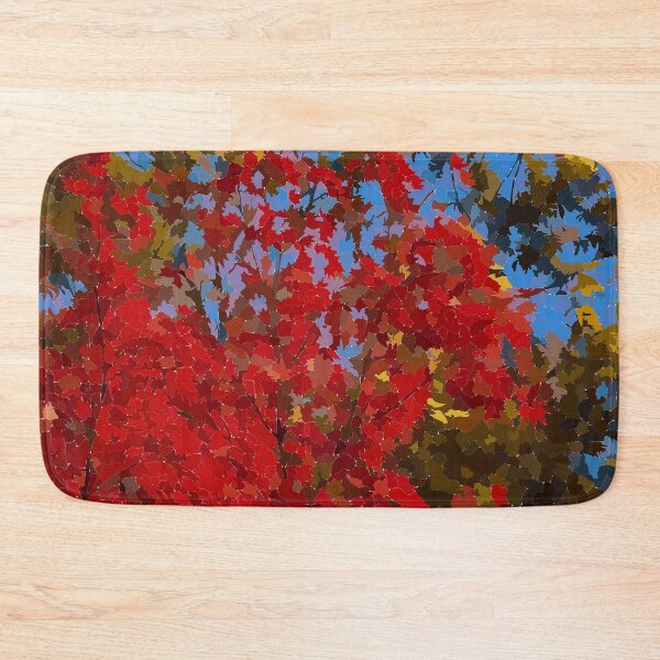 Item preview, Red and Green Leaves designed and sold by GraceCreation.