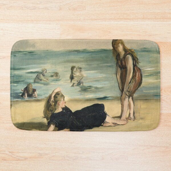 Item preview, Edouard Manet - On The Beach 1868 designed and sold by artcenter.