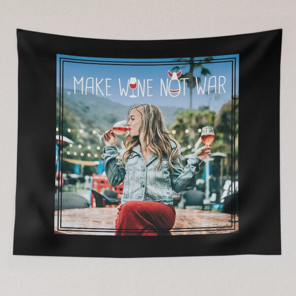 Item preview, Make wine not war designed and sold by Schmuddelshirt.