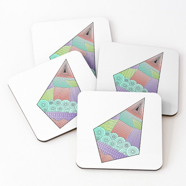 Item preview, The Fields Colored Abstract Collection designed and sold by BoastyDesigns.
