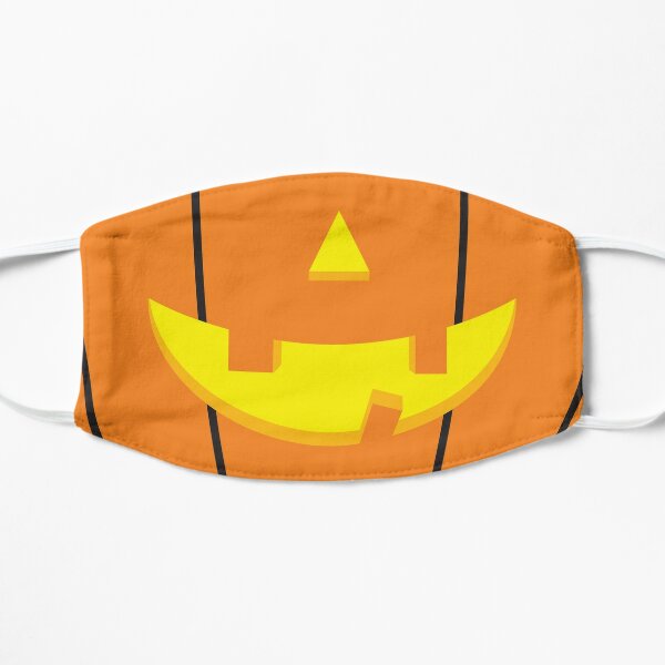 Classic Jack o lantern Pumpkin Halloween covid face mask Flat Mask