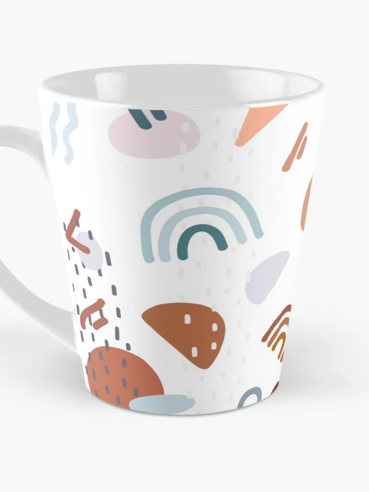 Thumbnail 3 of 4, Coffee Mug, Aesthetic Abstract Pattern designed and sold by RT-Lettering.