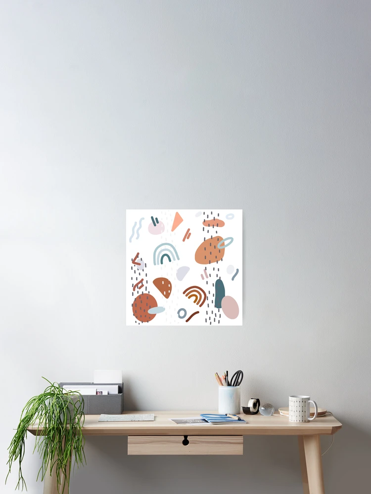 Thumbnail 2 of 3, Poster, Aesthetic Abstract Pattern designed and sold by RT-Lettering.