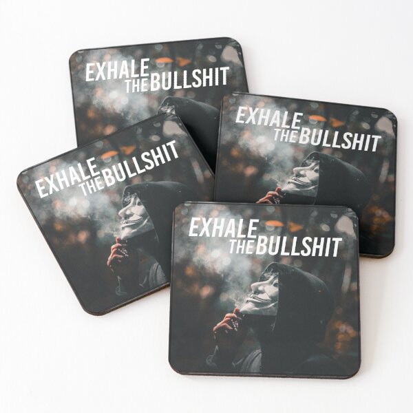 Item preview, Exhale the Bullshit designed and sold by Schmuddelshirt.