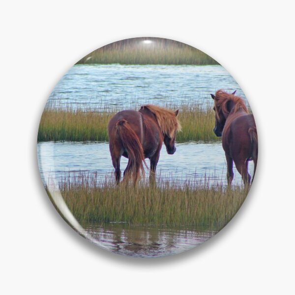 Item preview, Wild Ponies In the Marsh designed and sold by Linda Sannuti.