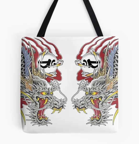 Paper & Ink Cotton Club Dragon Logo Tote Bag – FIFTH GENERAL