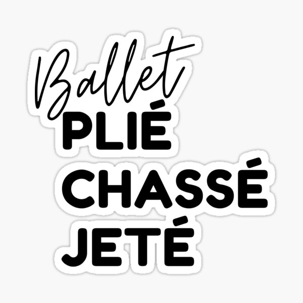 Item preview, Ballet - Plié, chassé, jeté,  designed and sold by arte-misia.