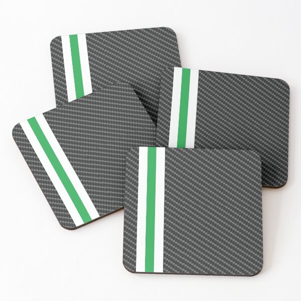 Item preview, Carbon Fiber Green Racing Lines designed and sold by carole541.