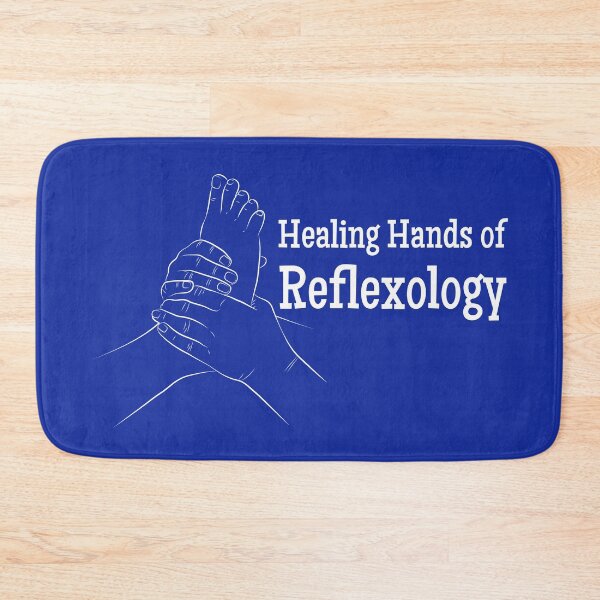 Item preview, Healing Hands of Reflexology (foot reflexology) (white text) designed and sold by Onpointholistic.