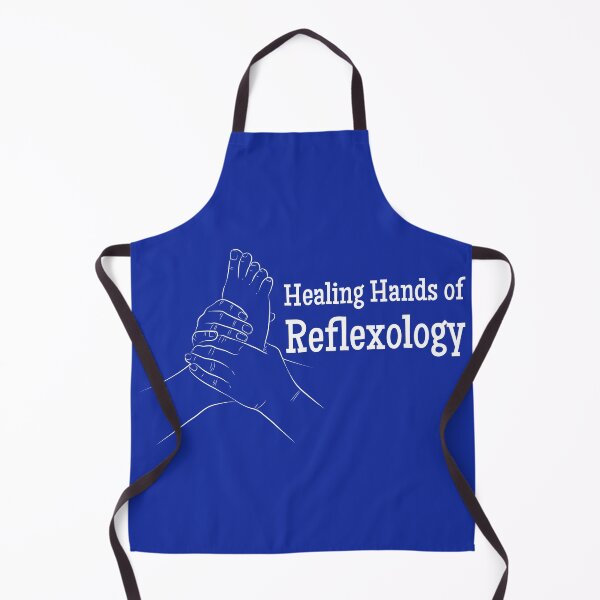 Item preview, Healing Hands of Reflexology (foot reflexology) (white text) designed and sold by Onpointholistic.