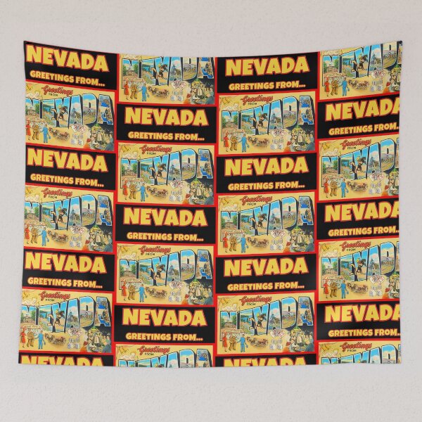 Item preview, Nevada Postcard Art, Greetings From Nevada designed and sold by K. Scott  Teeters.