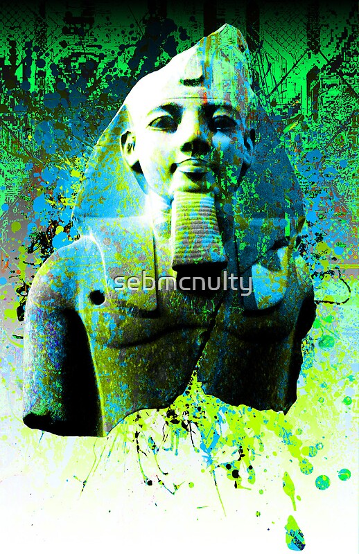 "Egyptian display of green" by sebmcnulty Redbubble