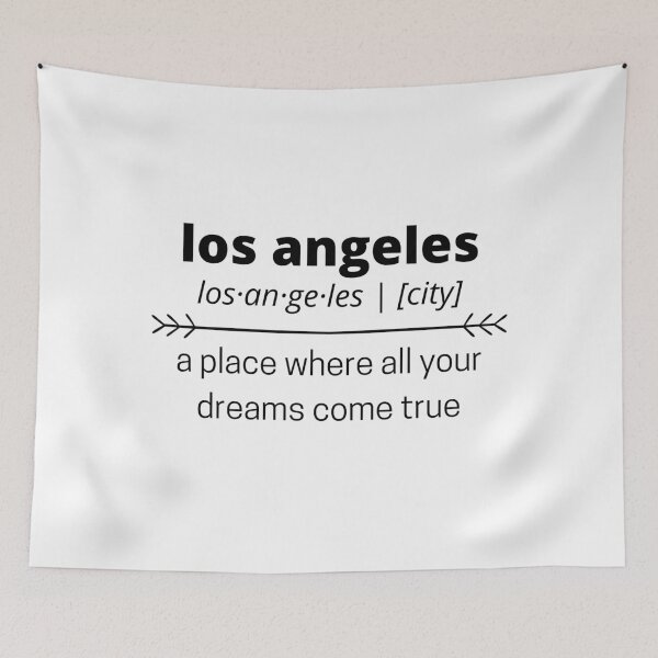Item preview, Los Angeles Where All Your Dreams Come True designed and sold by Travelodonia.