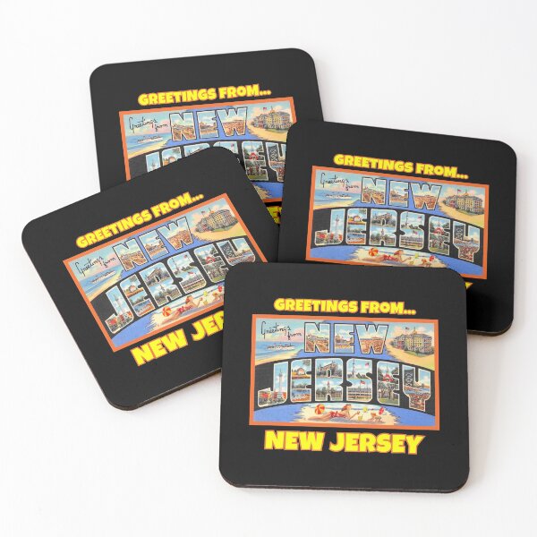 Item preview, New Jersey Postcard Art, Greetings From New Jersey designed and sold by K. Scott  Teeters.