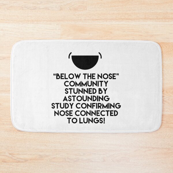 Item preview, Below the nose community shocked to know that study reveals "nose connected to lungs"  designed and sold by spooks draws.