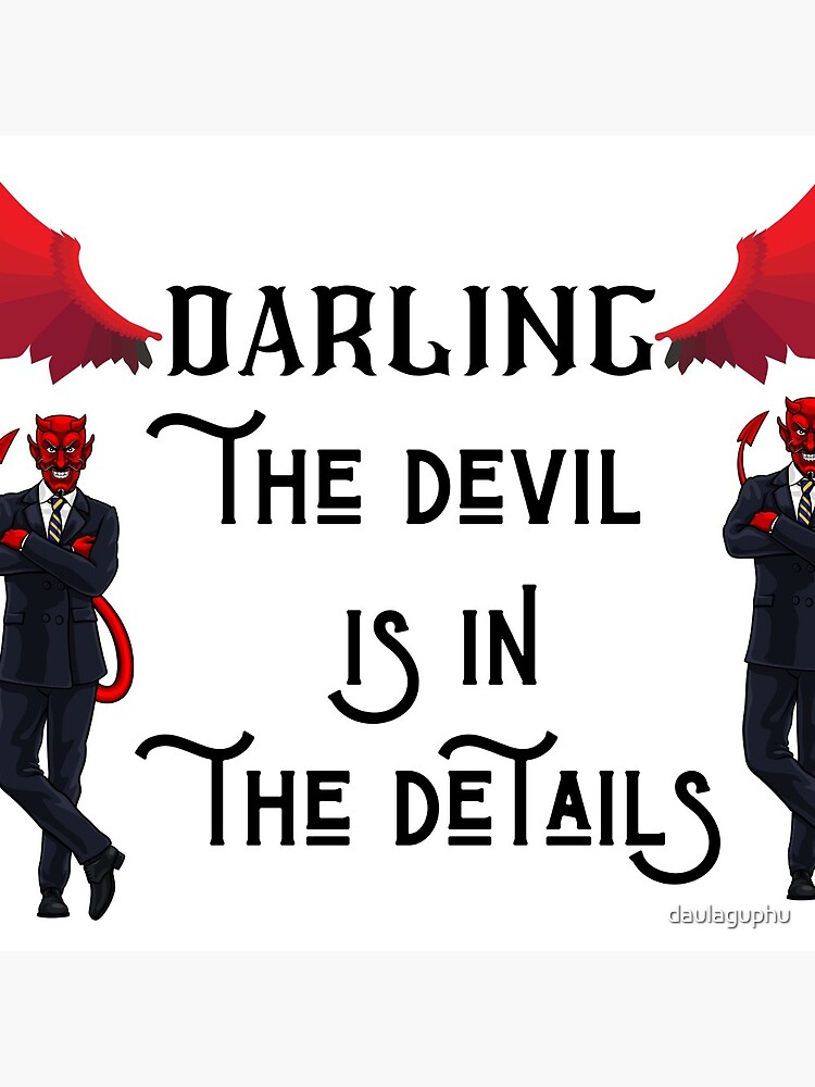 Pin on Devil in the Details