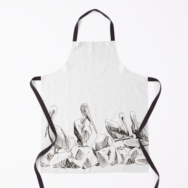 Item preview, Hanging out - Flock of Pelicans designed and sold by Melanie Franz.
