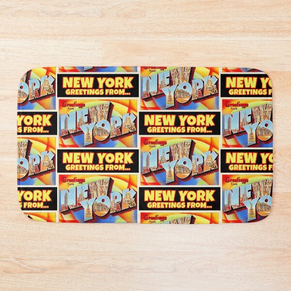 Item preview, New York Postcard Art, Greetings From New York designed and sold by K. Scott  Teeters.