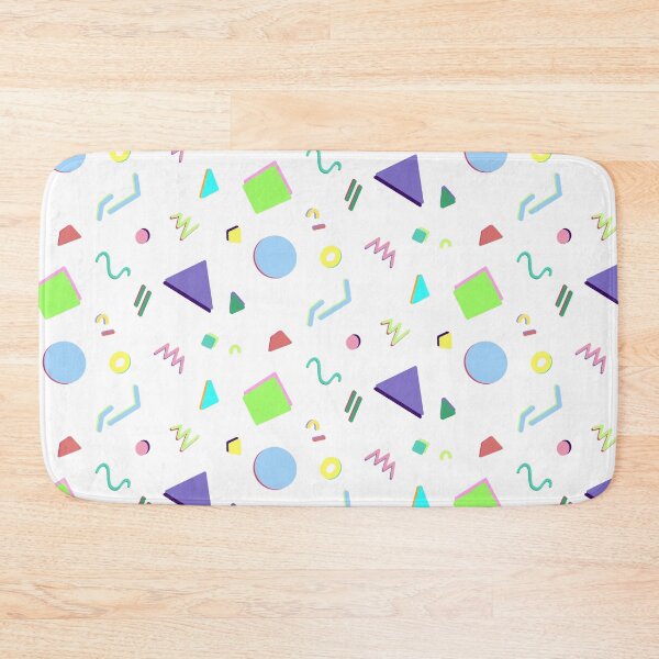 Retro Pattern Bath Mat