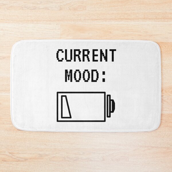 Item preview, Current Mood: Battery Low designed and sold by spoeg.