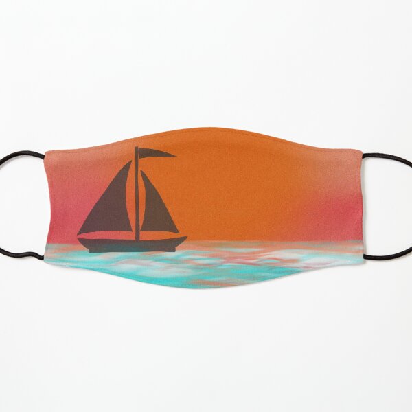 Sunset Sailboat Kids Mask
