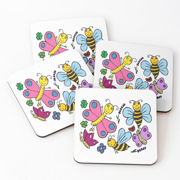 Item preview, Honey Bee and Butterfly designed and sold by sasijaya.