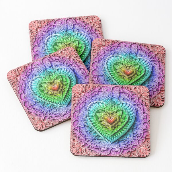 Item preview, Rainbow Heart Design designed and sold by KellyJanosko-bd.