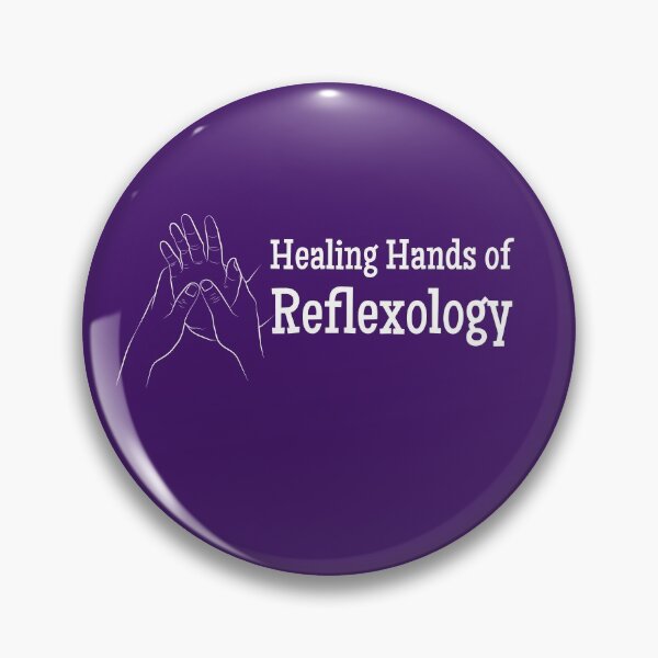 Item preview, Healing Hands of Reflexology (hand reflexology) (white text) designed and sold by Onpointholistic.