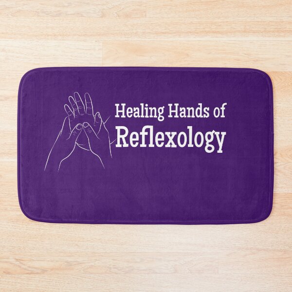 Item preview, Healing Hands of Reflexology (hand reflexology) (white text) designed and sold by Onpointholistic.