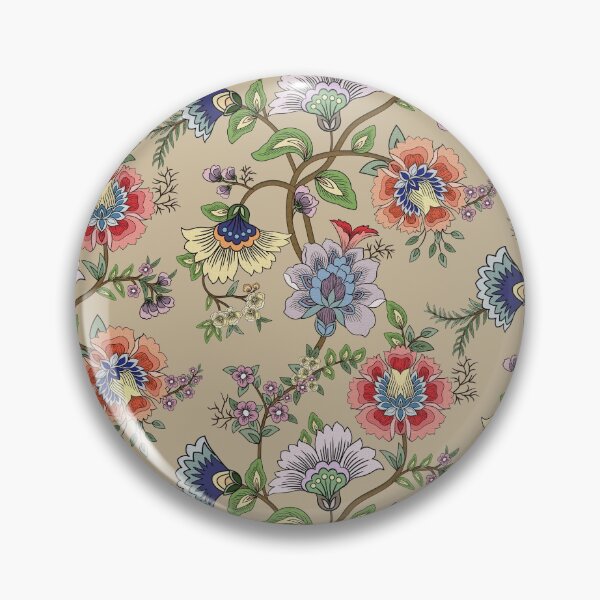 Item preview, Chintz floral artwork and borders  designed and sold by vidyaroul.