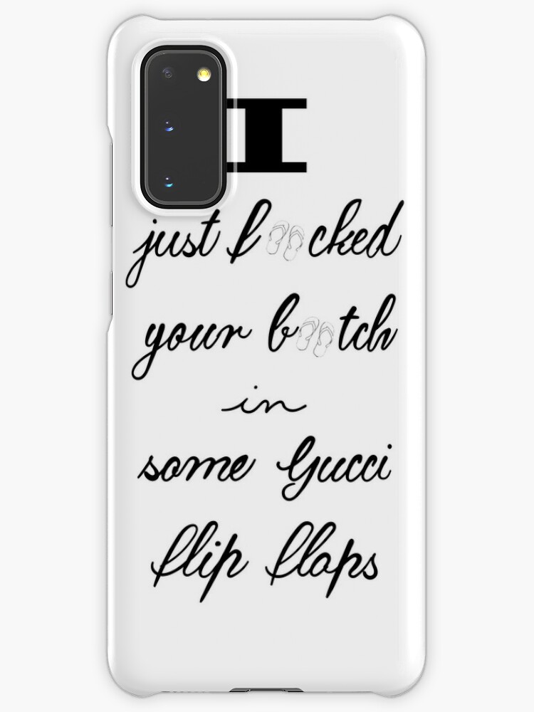 gucci flip flop phone case
