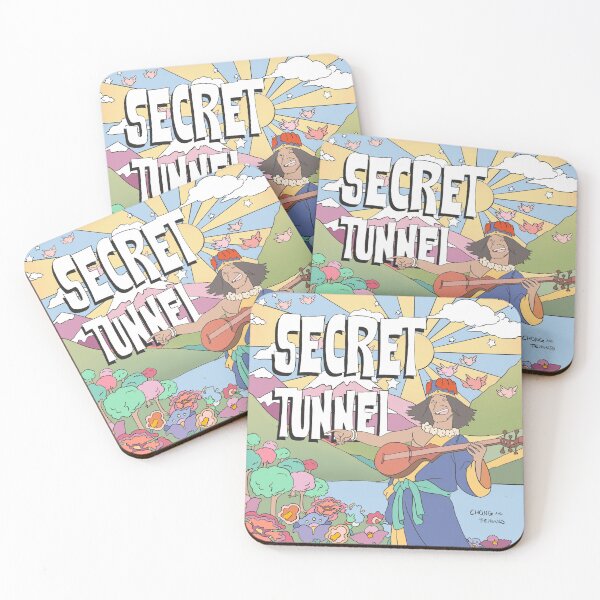 Item preview, Secret Tunnel by Chong and the Nomads Album Cover designed and sold by Art By Billee.