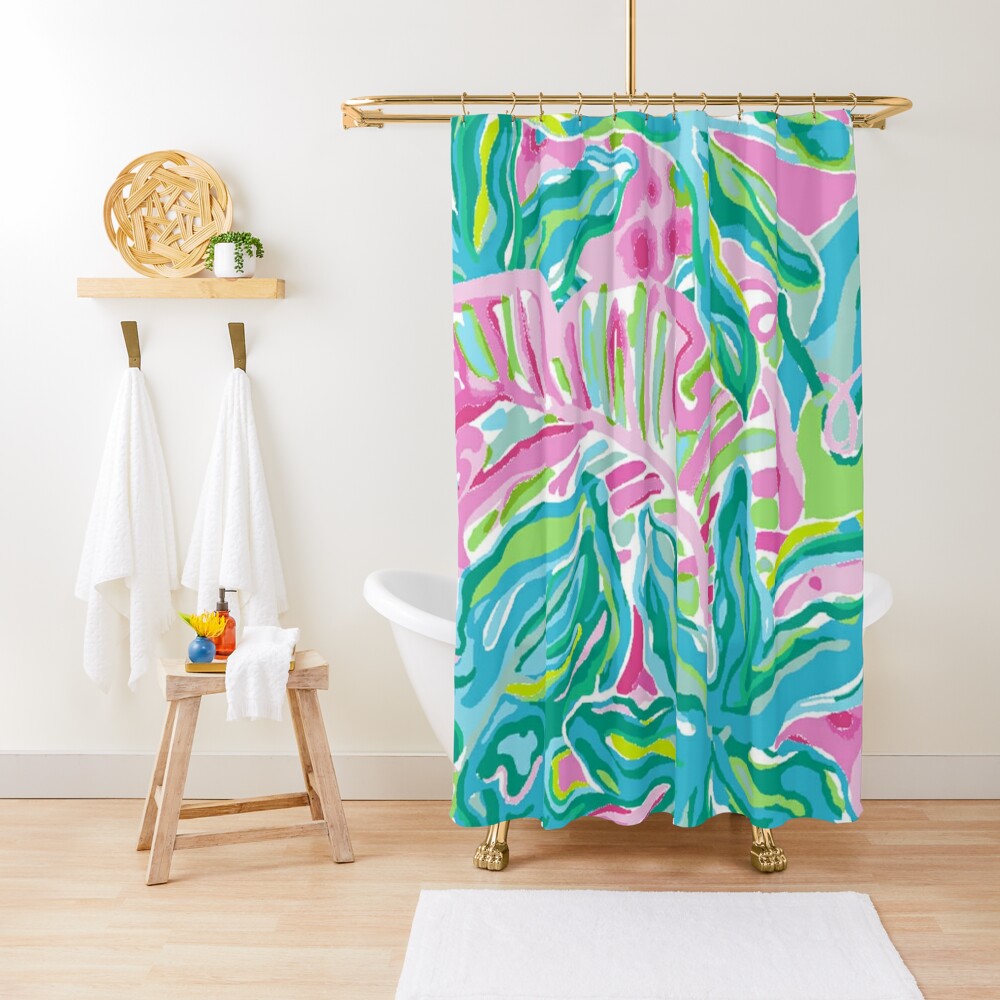 "Lilly Pulitzer Design" Shower Curtain by jenniferlewis11 Redbubble