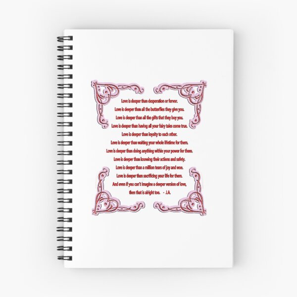 Item preview, Poem - Love is Deeper Than designed and sold by Siela.