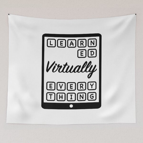 Item preview, Learned Virtually Everything (Tablet-Black) designed and sold by dezanli.
