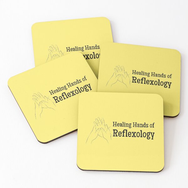 Item preview, Healing Hands of Reflexology (hand reflexology) (black text) designed and sold by Onpointholistic.