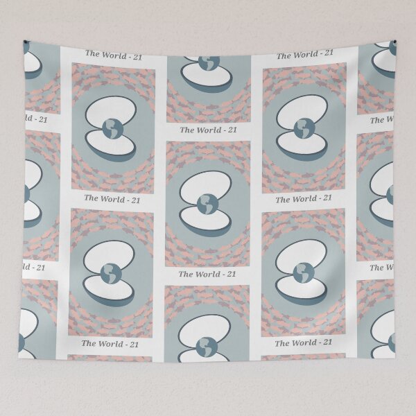 Item preview, The World Underwater Tarot Card designed and sold by ciarakraken.