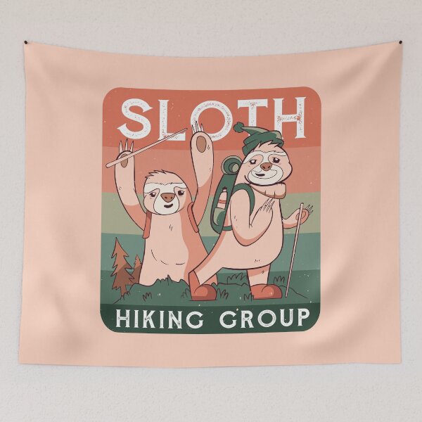 Item preview, Funny Sloth Hiking Group designed and sold by cutenfunny.
