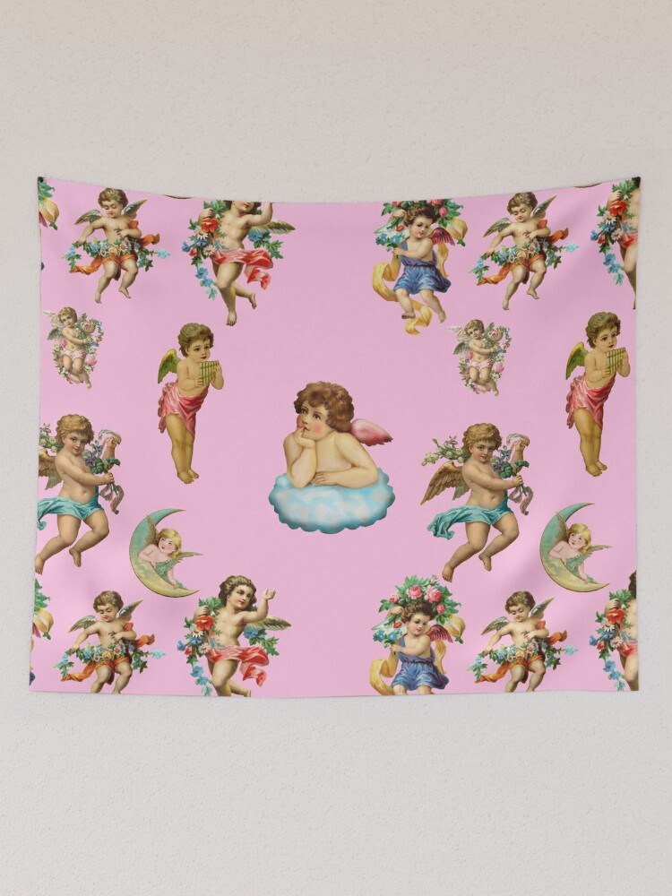 Cherub Wallpaper Pattern Free Stock Photo - Public Domain Pictures