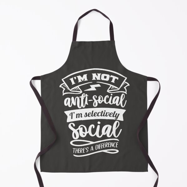 Item preview, I'm not antisocial Im selectively social designed and sold by Delicarte.