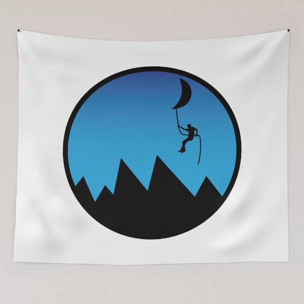 Item preview, Rappelling the Moon designed and sold by ClimbingDesigns.