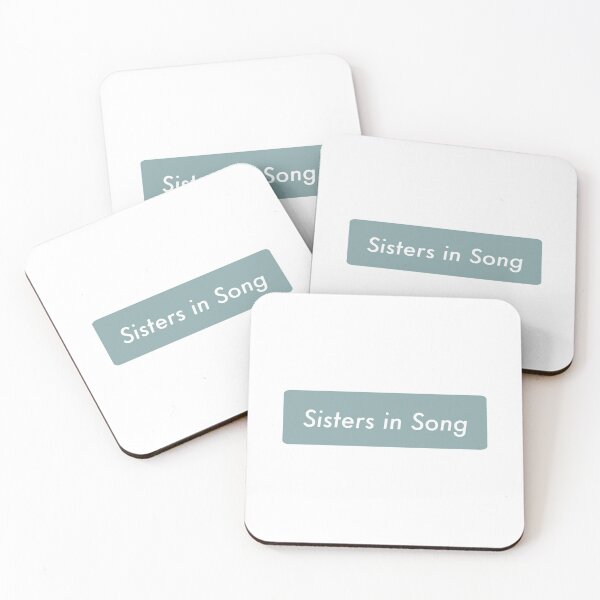 Item preview, Sisters in Song blue sticker designed and sold by hamil120.