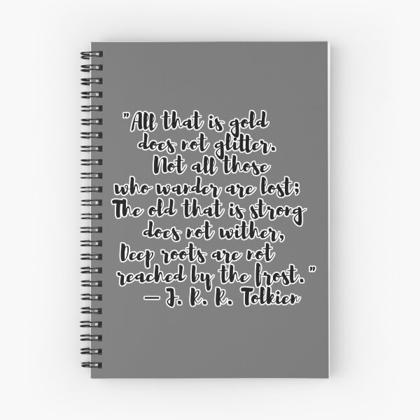 Item preview, All that is gold does not glitter - JRR Tolkien Quote designed and sold by eacybl.