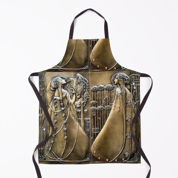 Item preview, Art Nouveau Female Figures Amongst Roses designed and sold by BulganLumini.