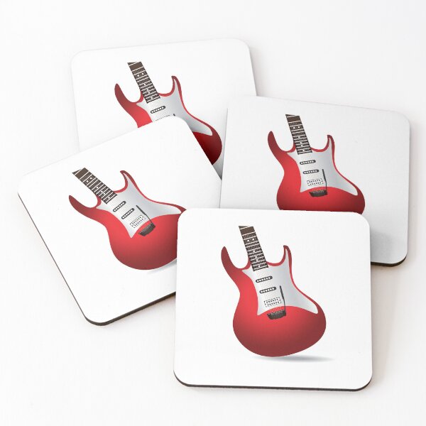 Item preview, Red Guitar designed and sold by PickCreation.