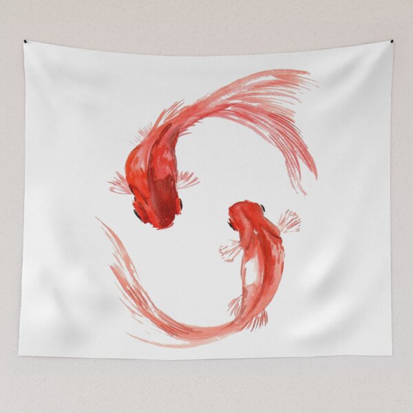 Item preview, Carpa Koi en acuarela designed and sold by Designs By Creation.