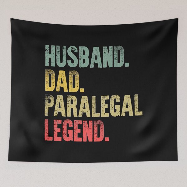 Item preview, Funny Men Vintage T Shirt Husband Dad Paralegal Legend Retro designed and sold by Bendthetrend.